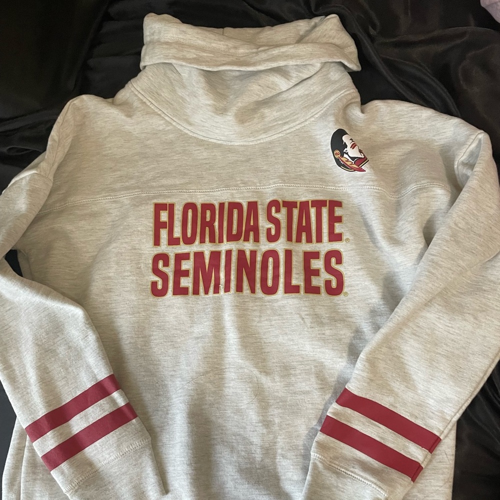 Grey Florida state turtle neck sweatshirt